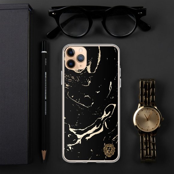 Exclusive Betroca-Branded Golden Stream Ultra Polycarbonate-Guard iPhone Case - Picture 1 of 15